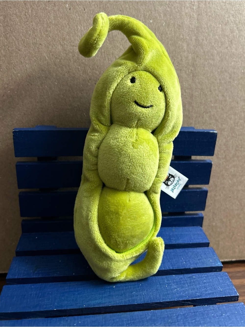 Jellycat Lime Green Pea Pod Plush